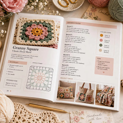 10000+ Crochet Patterns Bundle | Amigurumi, Blankets, Baby Clothes (PDF Download)