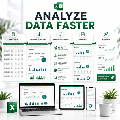 7000+ Excel Dashboard Templates Bundle | KPI, Finance, Sales, HR Reports (Digital Download)