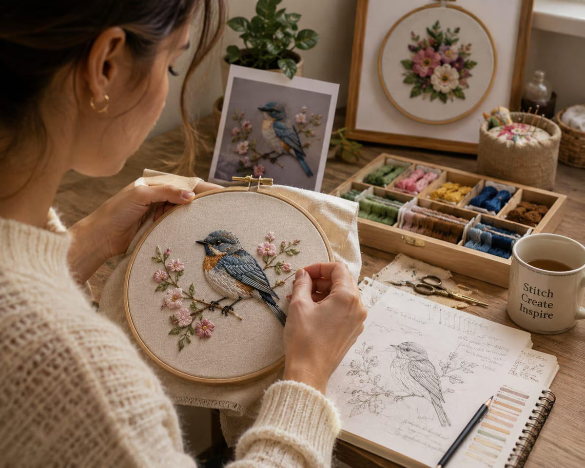 700+ Hand Embroidery Patterns Bundle | Floral, Modern, Vintage Designs (Digital Download)