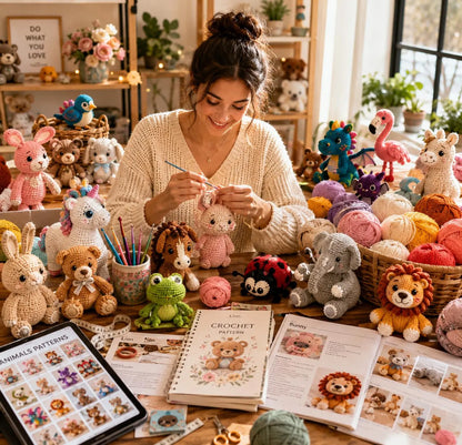 1000+ Animal Crochet Patterns Bundle | Amigurumi PDF Toys (Instant Download
