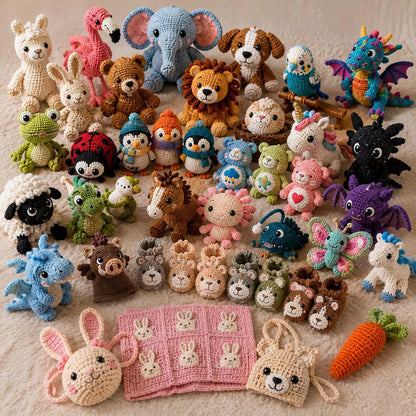 1000+ Animal Crochet Patterns Bundle | Amigurumi PDF Toys (Instant Download