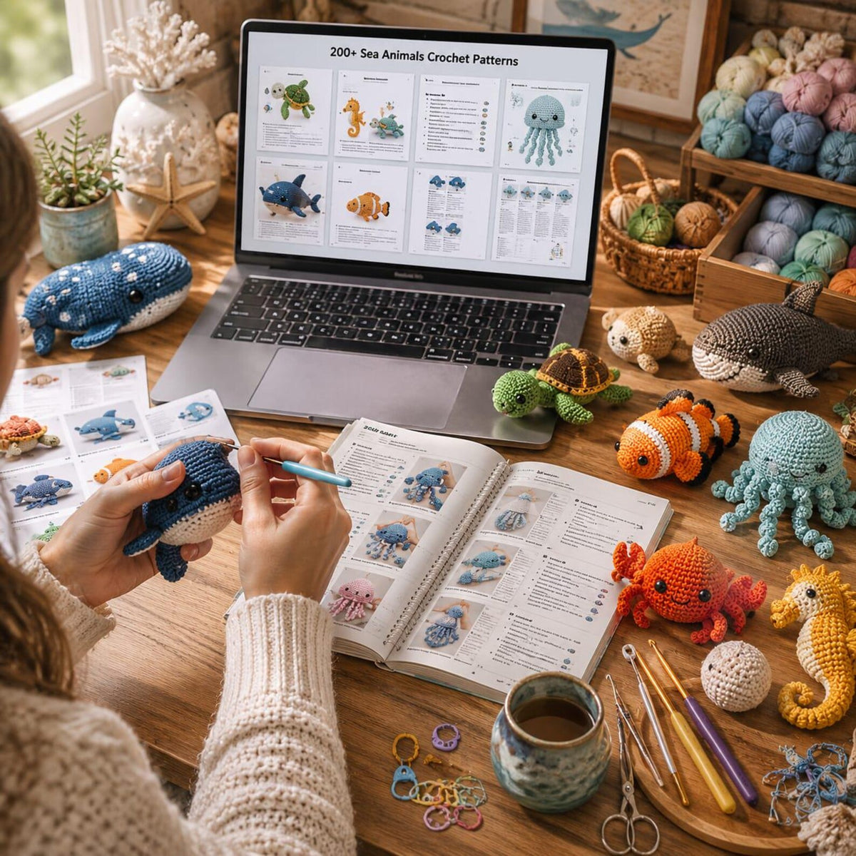 10000+ Crochet Patterns Bundle | Amigurumi, Blankets, Baby Clothes (PDF Download)