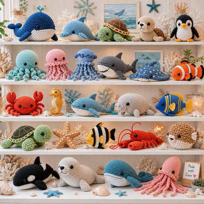 10000+ Crochet Patterns Bundle | Amigurumi, Blankets, Baby Clothes (PDF Download)