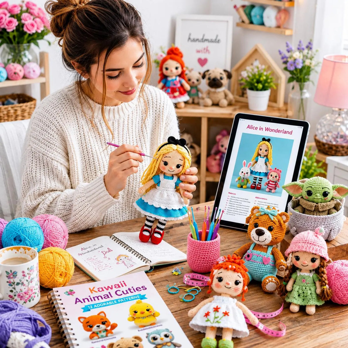 2000 Amigurumi Crochet Patterns Bundle | Kawaii Animals, Dolls, Toys (PDF Download)