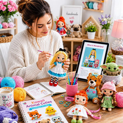 2000 Amigurumi Crochet Patterns Bundle | Kawaii Animals, Dolls, Toys (PDF Download)
