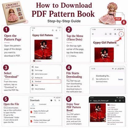 130 Vintage Doll Crochet Patterns Bundle | Amigurumi, Handmade Toys (PDF Download)