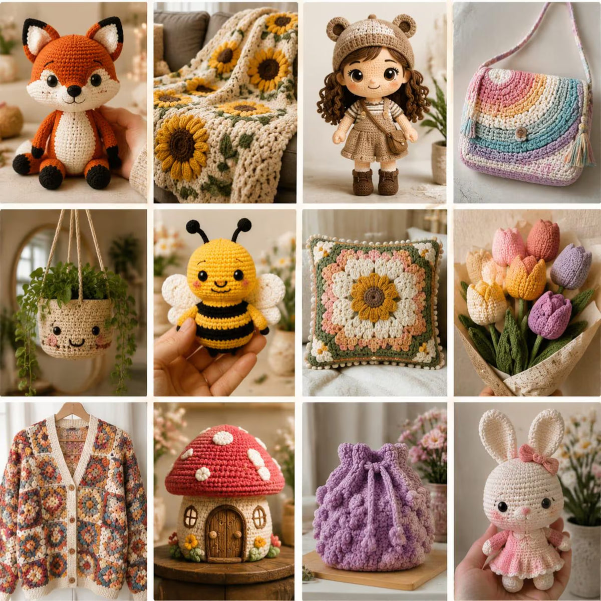 200 Cartoon Amigurumi Crochet Patterns | Character Toys, Dolls, Plushies (PDF Download)