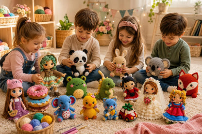 39 Amigurumi Doll Crochet Patterns Bundle | Handmade Plush Toy PDF Tutorial (Digital Download)