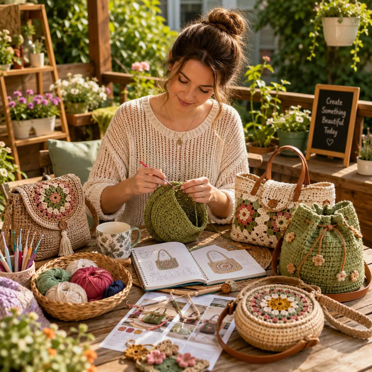 48 Crochet Patterns Bundle | Amigurumi Toys, Bags, Cardigan, Wallets (PDF Download)