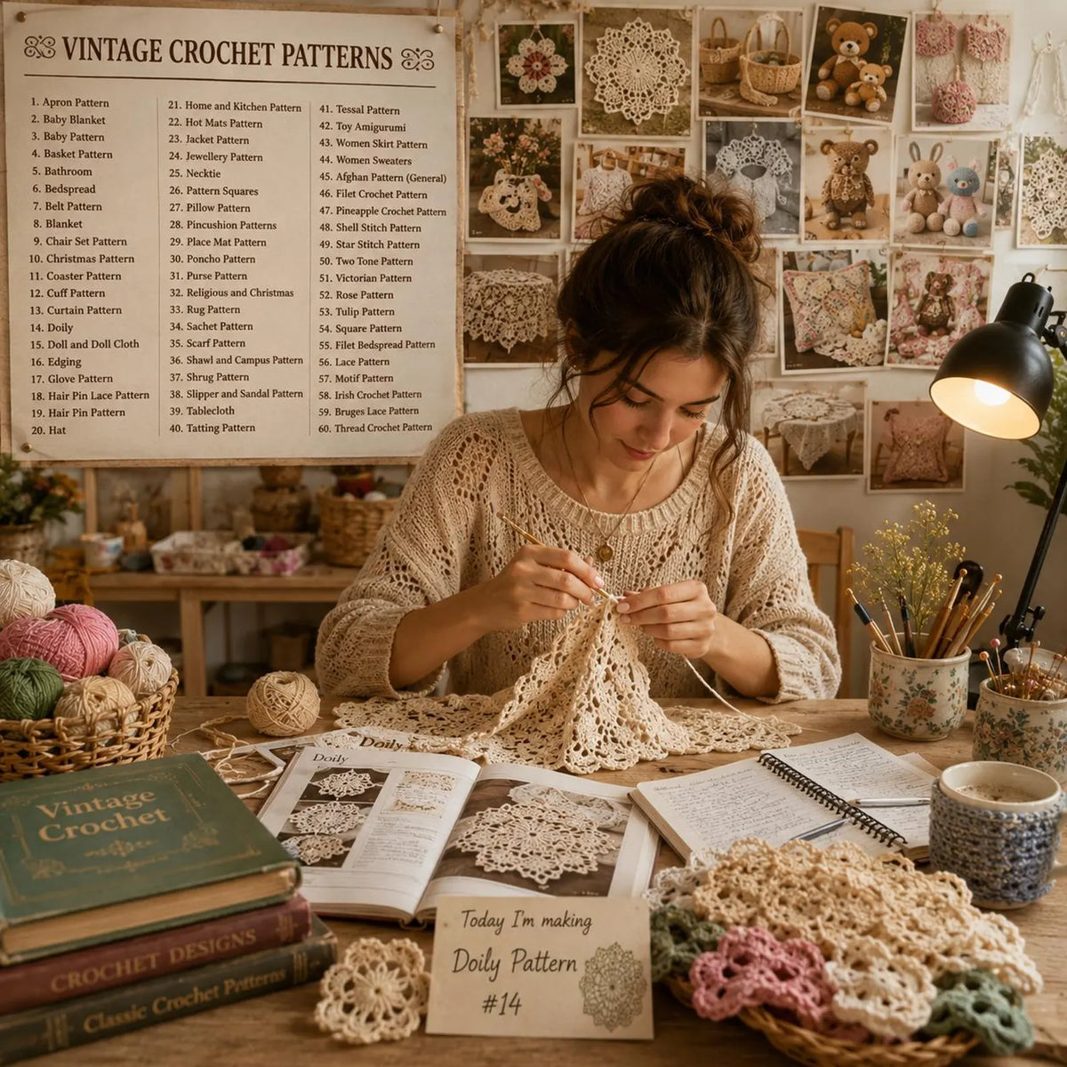 18000 Crochet Patterns Bundle, Amigurumi, Animals, Dolls, Flowers, Bags, Vintage (PDF Patterns)