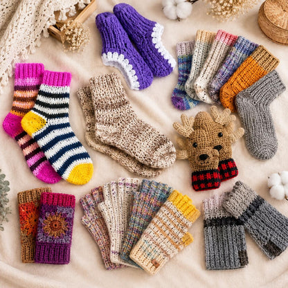 100 Crochet Accessories & Wearables Patterns Bundle (Digital PDF Collection)